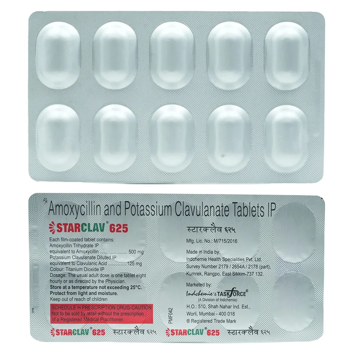 STARCLAV 625 TAB